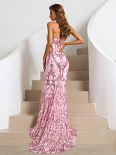 Robe bustier à sequins Juliett